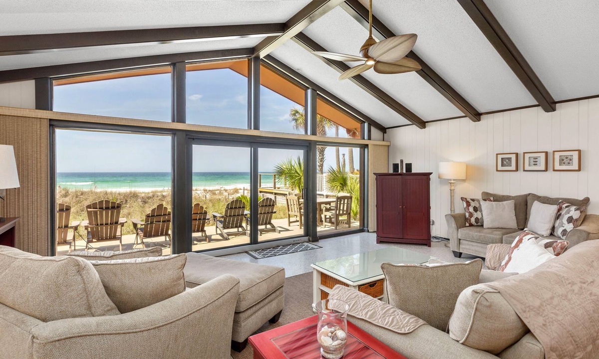 Bel Air House | A Chance to Relax Beachfront Home w/Private Beach Access&Gulf of Mexico Views