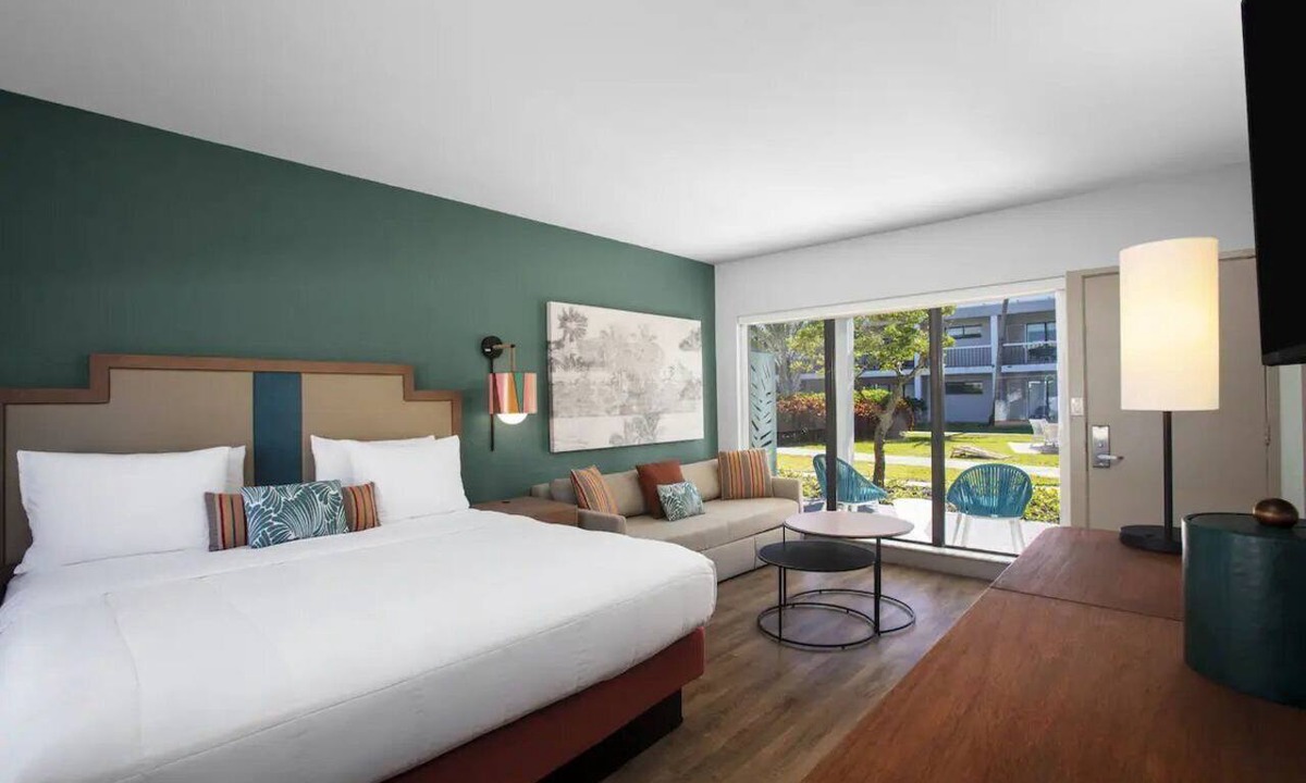 St. Pete Beach Hotel | Beachcomber Junior Suite King near St. Pete Beach and Jimmy B's