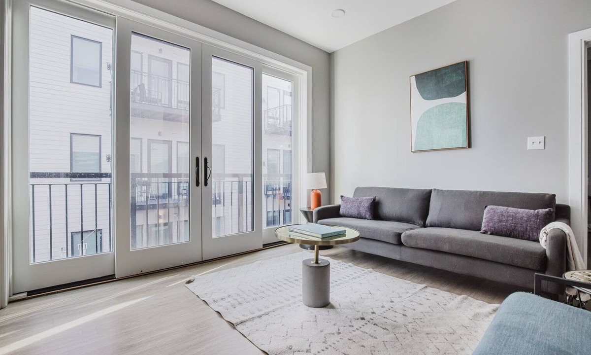 East Boston Apartment | Blueground | East Boston, AC, balcony, nr park