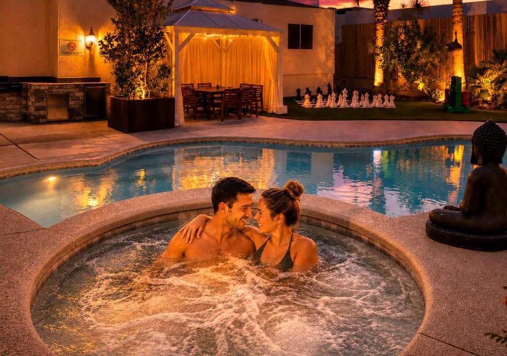 Green Valley North House | Buddha Play Modern with Pool & Spa Sauna Near Vegas strip