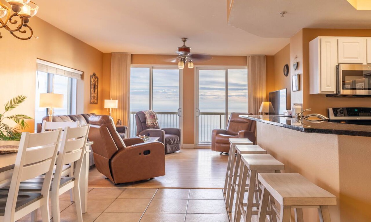 Panama City Beach Condo | Calypso 3BR/3BA 6th Flr Oceanfront Early Booking Discount 2 Sets Beach Chairs