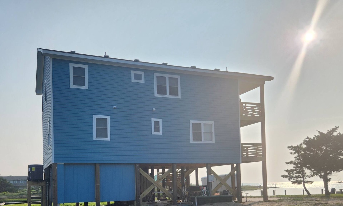 Frisco House | Canal front home with gorgeous sound views. 3 bedroom 2.5 bathrooms.