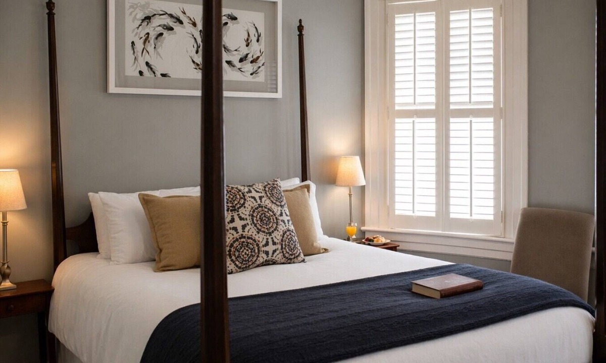 Edenton Bed & Breakfast | Captain’s Quarters Inn Downtown Edenton Queen Bed 2nd Floor