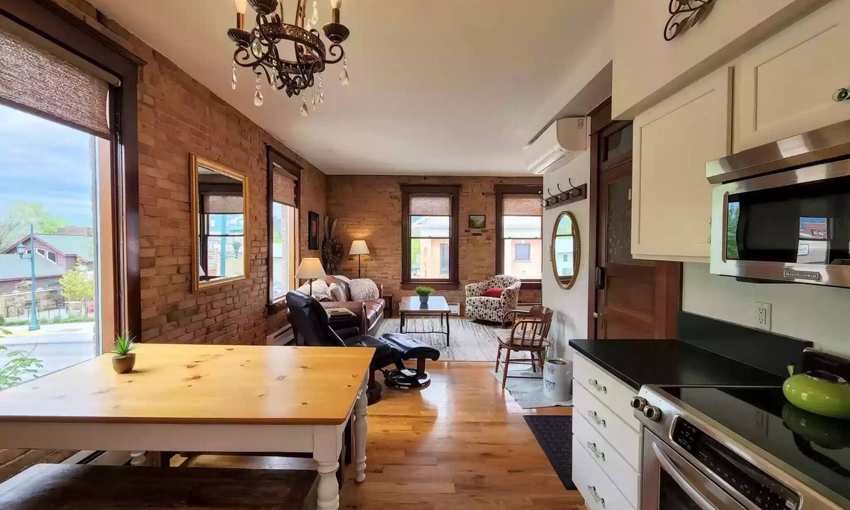 Whitefish Condo | Charming and Beautiful Downtown Whitefish Condo in Historic Building