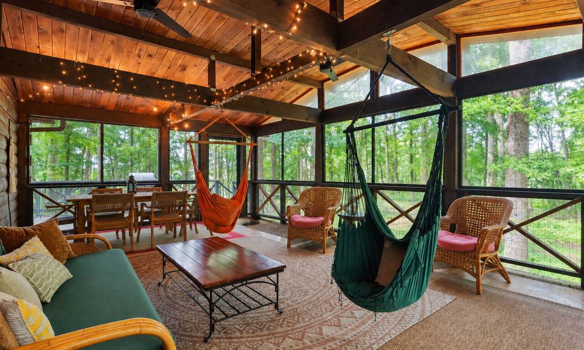 Pratts Cabin | Charming Madison Cabin. Hot Tub, Fire pit & WiFi