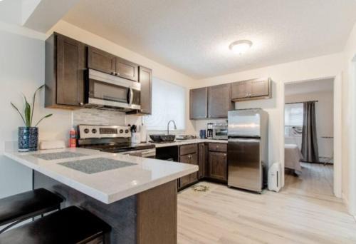 New Britain Apartment | Chic with Recliner at Webster Hill Suite 1W Request Xtra Bed