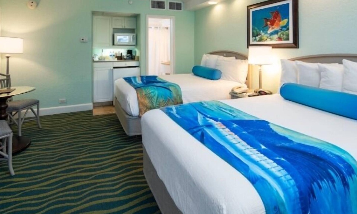 St. Pete Beach Hotel | Comfortable Deluxe 2 Double Beds at RumFish Beach Resort, 4 units