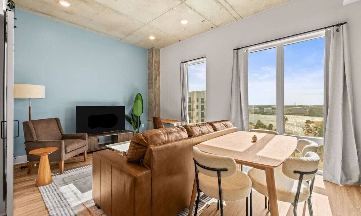 Channel District Apartment | Elegant 1BR Walkable to Dining, Pool + Gym