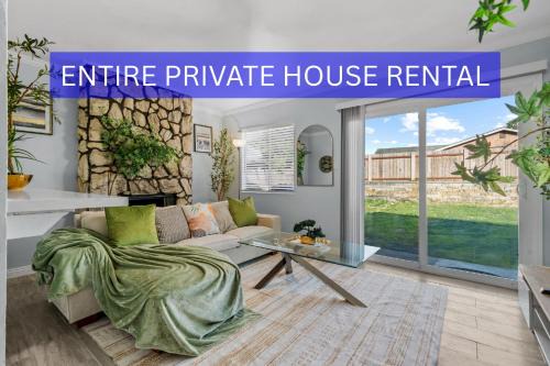 Mira Mesa House | Entire Private House with King Bed, Yard, 5 Bedrooms, 3 Bathrooms, Available Now