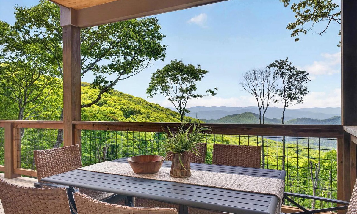 Wolf Laurel Cabin | Epic Mountain Views + Deck, Firepit & Amenities