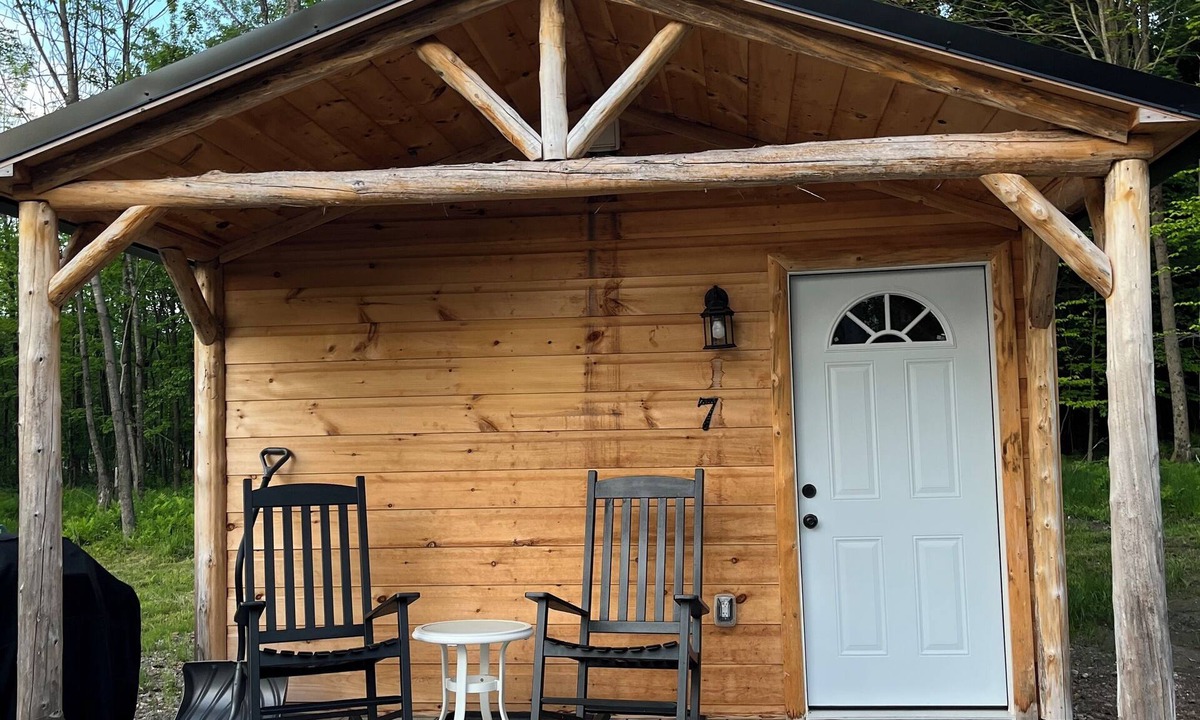 Lawrenceville House | Front porch sitting Tiny home
