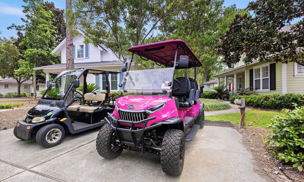 Laurel Grove House | GOLF COURSE view home- Golf Cart - FREE Activities-Pool & Hot tub