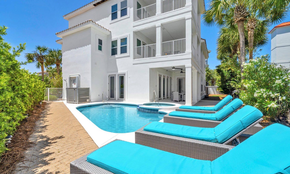 Avalon Beach Estates House | Gulf-View 6 Bdrm, Pool, Hot-Tub, Gated Beach, with Tower Suite!