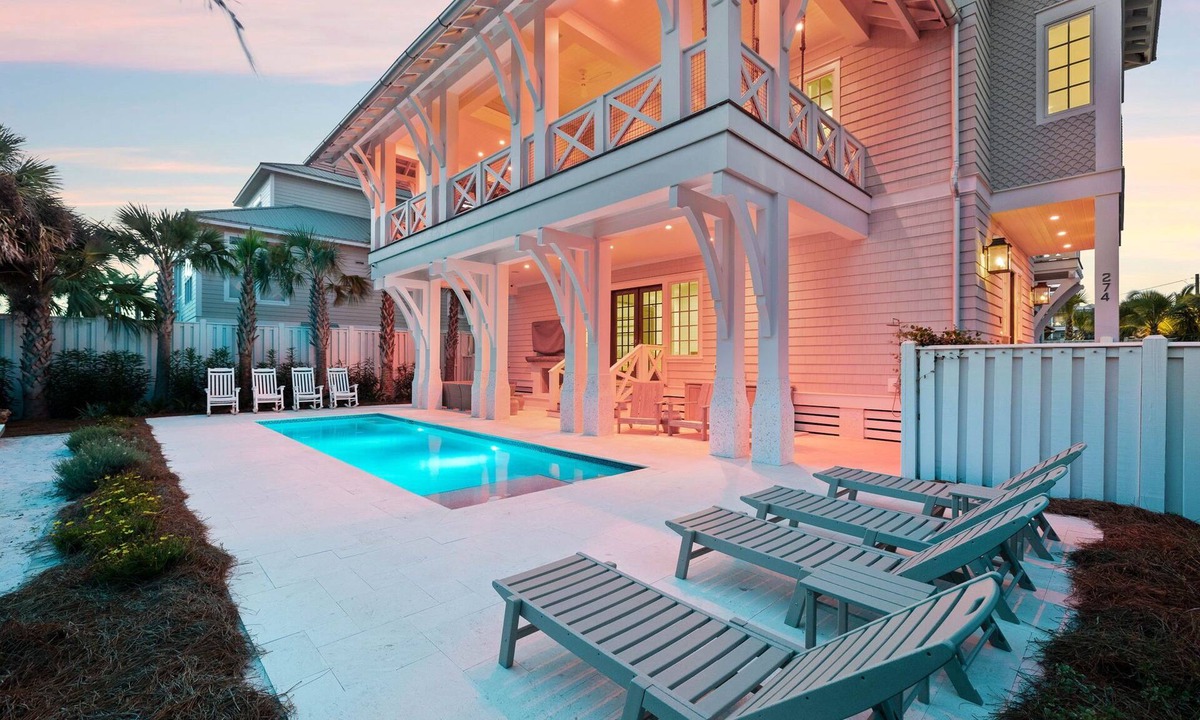 Inlet Beach House | Gulf Views, Private Heated Pool, Steps to Beach, Rooftop | Kayaks, 6 Bikes