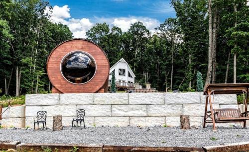 Arlington Other | Incredibly Unique Barrel Pod on a Beautiful Private Vineyard with Breathtaking Views for an Unforgettable Glamping Experience in Jonesville, North Car