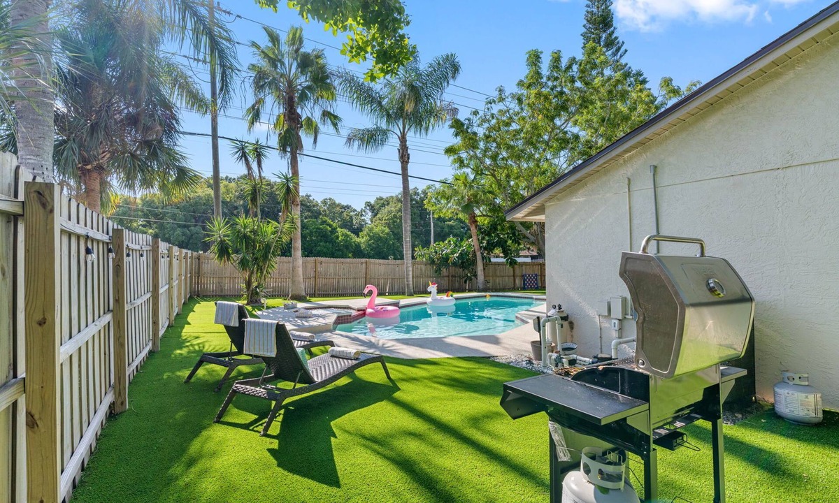 Palm Harbor House | Luxurious Spa Retreat with Stunning Pool in Palm Harbor