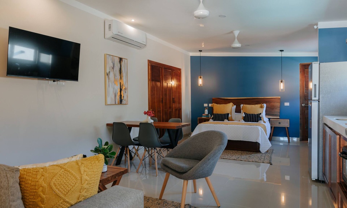 Merida Apartment | Mare Lindo open studio near Malecon Progreso