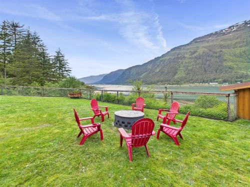 West Juneau House | Oceanfront Fire Pit, Decks, Large Yard, Views!