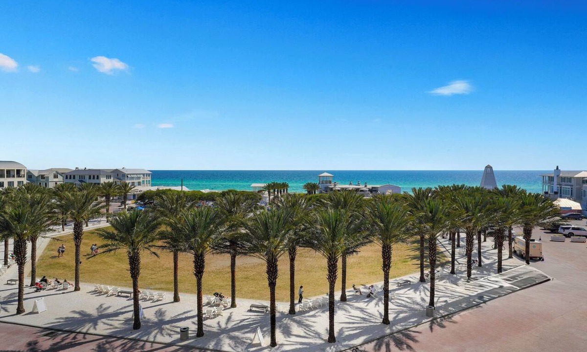 Seaside Condo | Penthouse in Seaside with Incredible Gulf, Town, and Sunset Views, + 2 Bikes