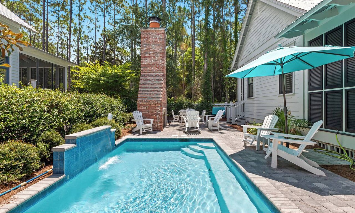 Forest District House | Pet Friendly Designer Home with Private Pool, Golf Cart and Bikes