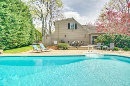 Teaticket House | Pool, Gym & Game Room: Expansive Falmouth Retreat!