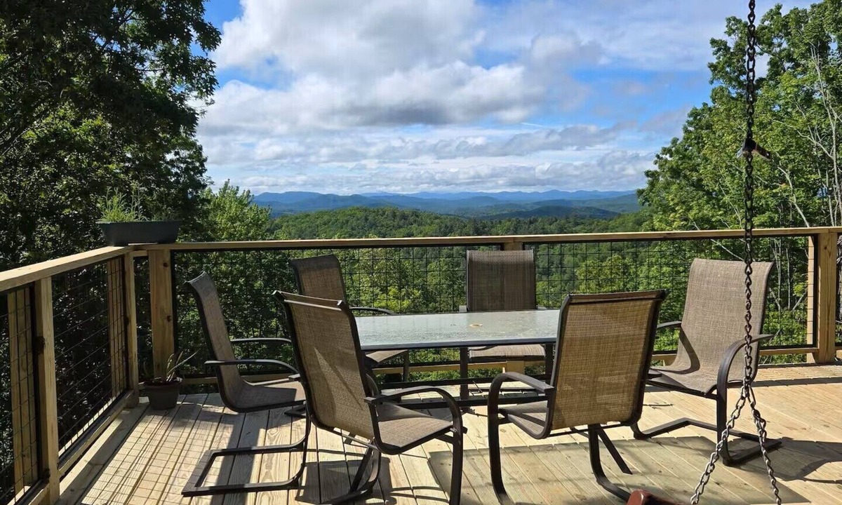 Unaka Cabin | Remote Mystic Mtn Log Cabin - 360Views - AWD Required - 3 Acres of Privacy