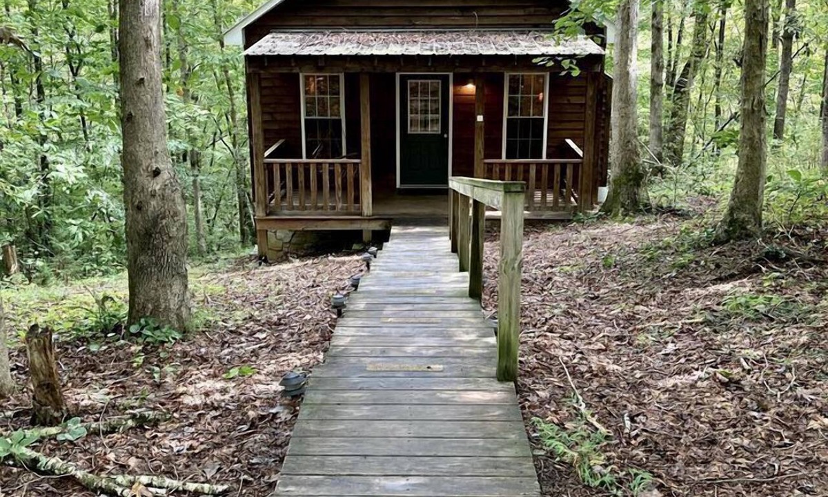 Elkin Cabin | Rustic Cabin on 28-Acre Property in the Foothills of the Blue Ridge Mountains
