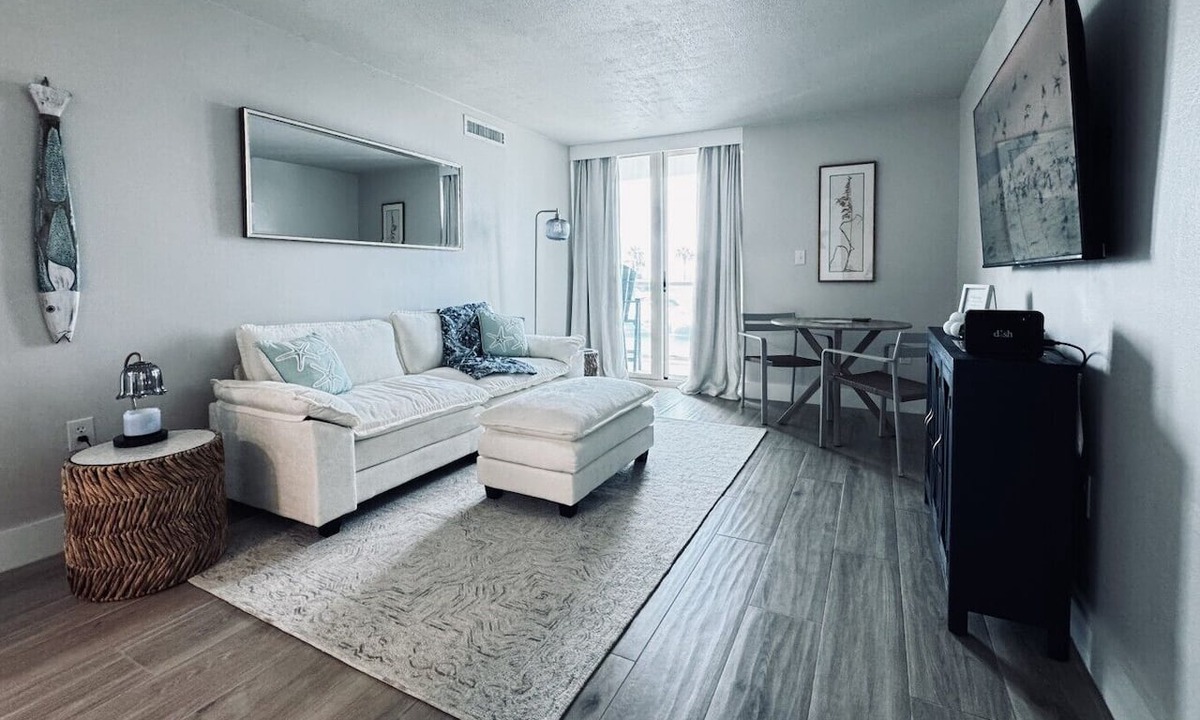 Villa Sabine Condo | Sabine 1E Couples Getaway Freshly Remodeled- Brand New Everything!