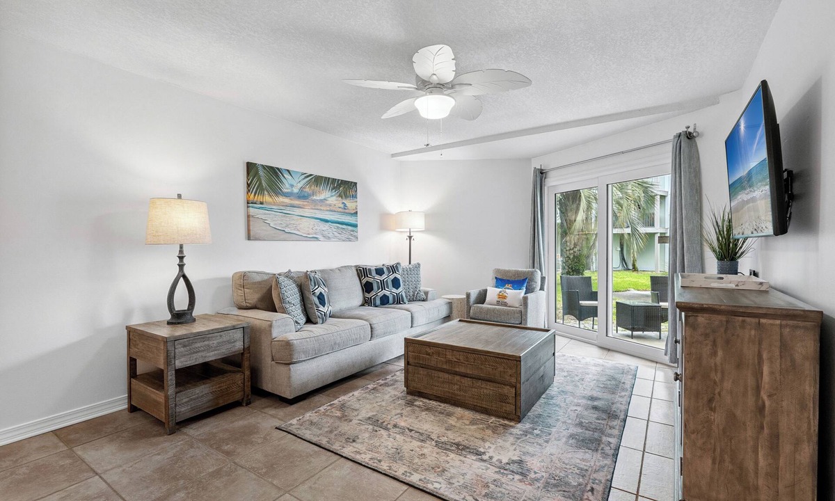 Villa Sabine Condo | Sand Dollar | Waterfront | Ground Floor, Easy Access to Little Sabine Bay | My Beach Getaways