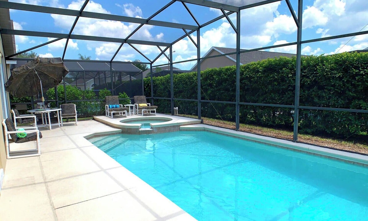 Four Corners Villa | Solar Powered Villa Near Disney, South Pool/Spa
