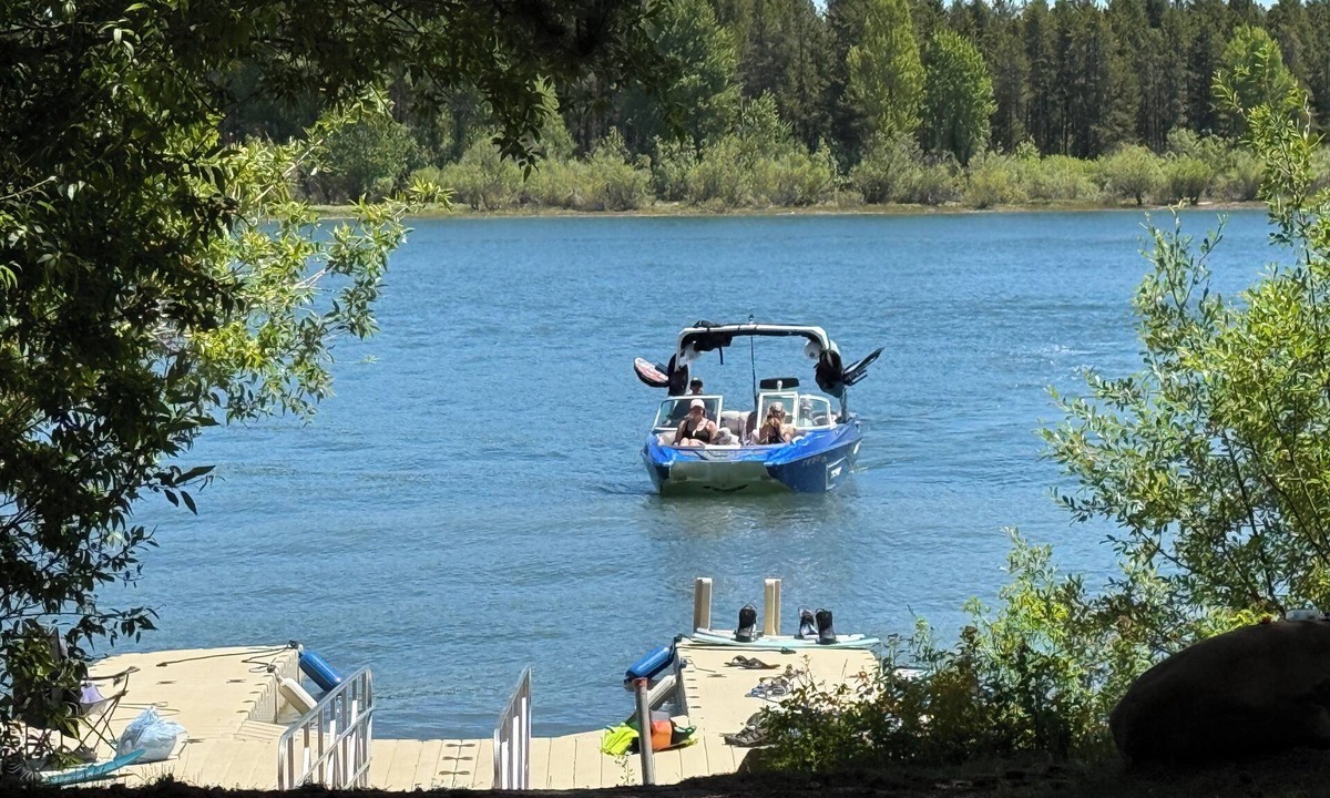 Island Park House | Spacious lake front home, Private Dock, 35 minutes to Yellowstone, sleeps 24