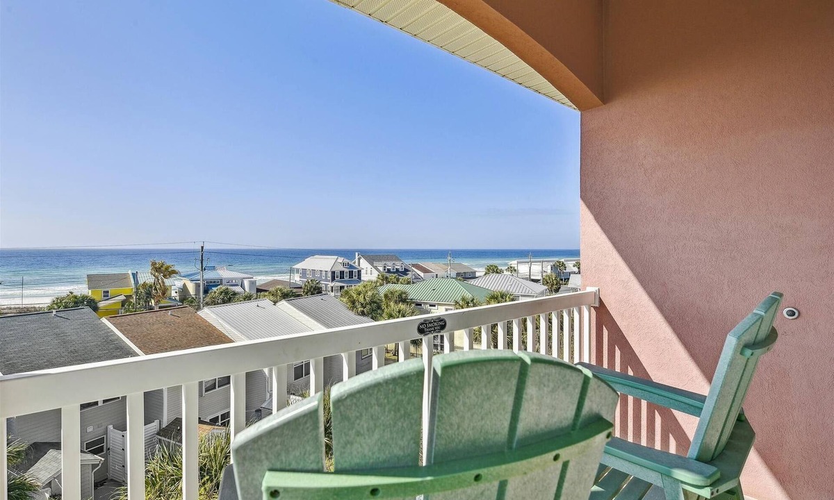 Sunnyside House | Spacious PCB Beach Home w/Multiple Balconies, Pool & Sleeps 8