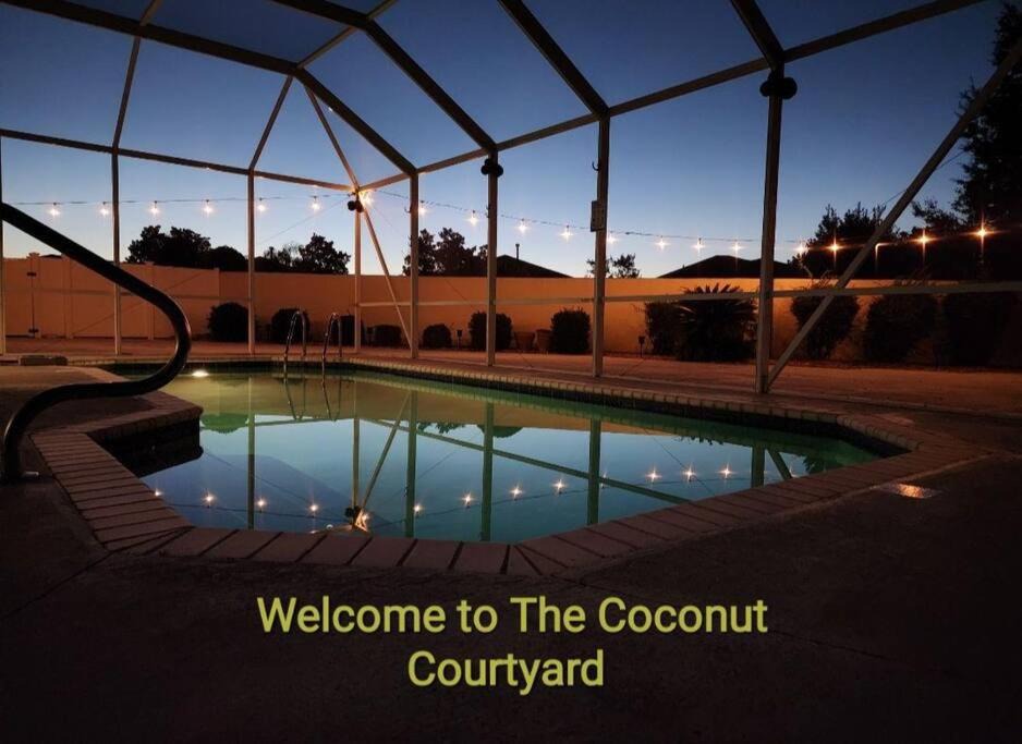 The Villages House | The Coconut Courtyard private pool, themed, modern