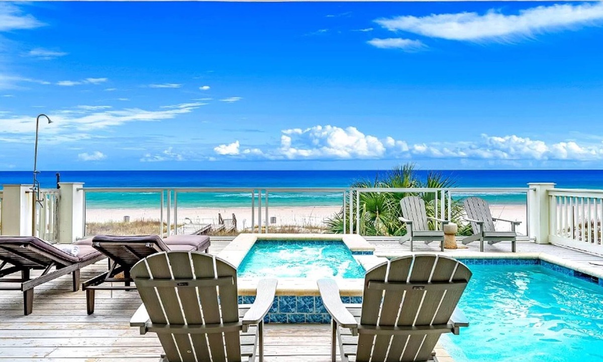 Laguna Beach Estates House | The Sunset House! 9 BR, Lux Gulf Front Beach Home. Private Pool, Pets ok.