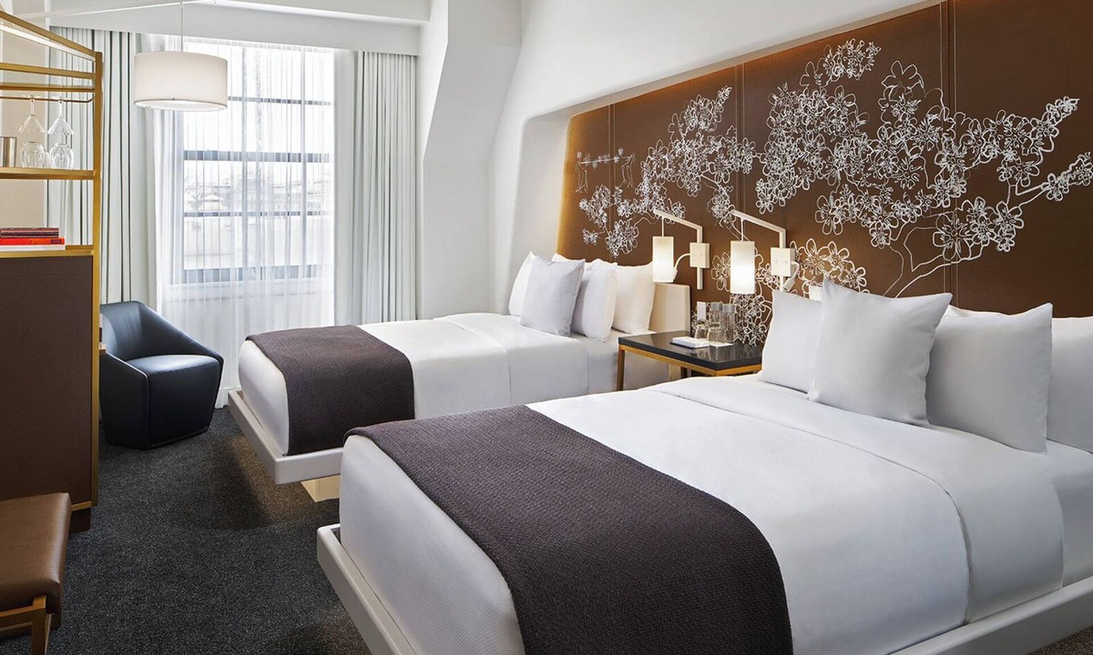 Downtown Washington D.C. Hotel | Two City View Deluxe 2 Double Beds | Hotel Washington | Near Iconic Landmarks
