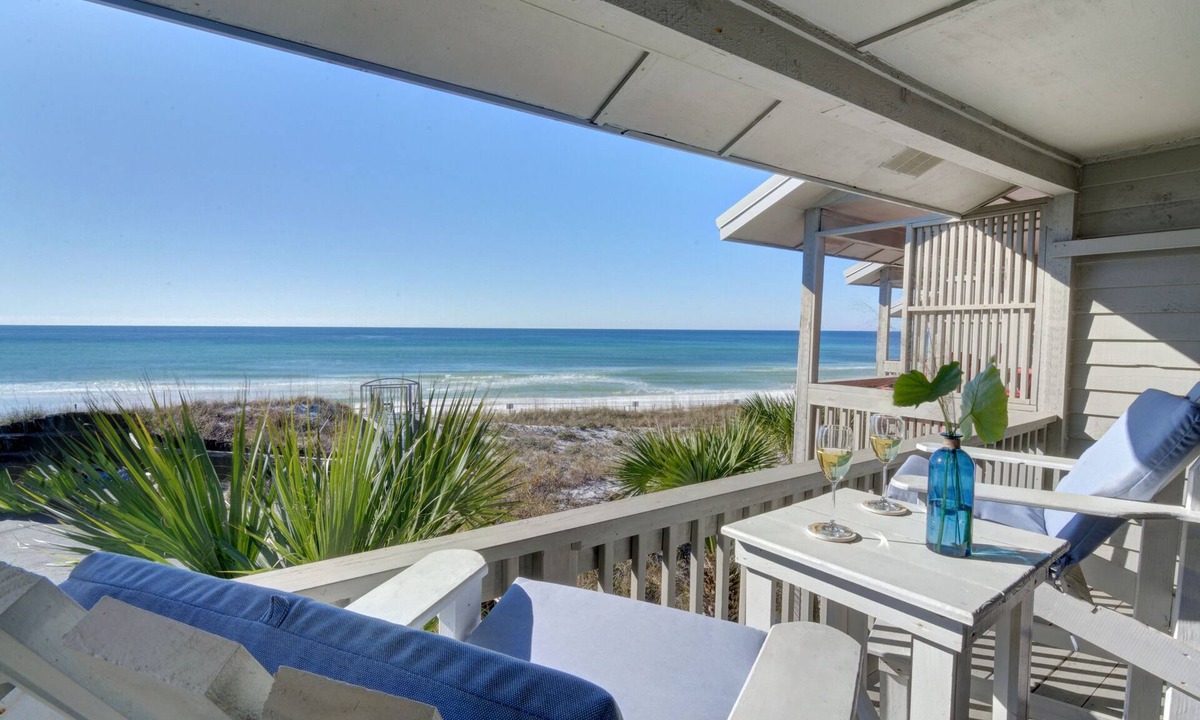 Seagrove Beach House | Walton Dunes 7, Beachfront, Private Beach. 2 Chair/1 Umbrella Set up Included.