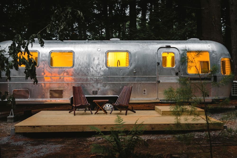 Corinth House | Waterfront, Pet Friendly Airstream near Lake George in the Adirondack, New York