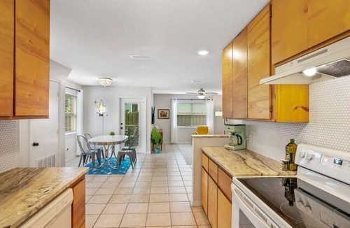 Coquina Gables Apartment | 1 Block to Beach & A Street, Atomic Burst 50s Apt