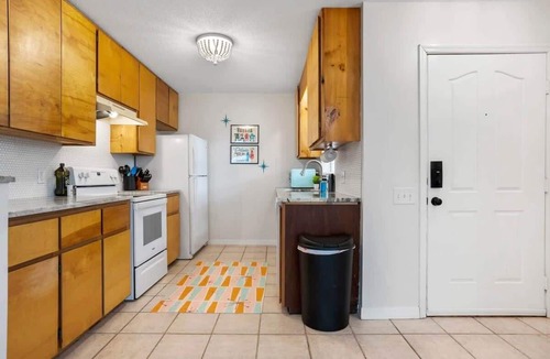 Coquina Gables Apartment | 1 Block to Beach & A Street, Atomic Burst 50s Apt