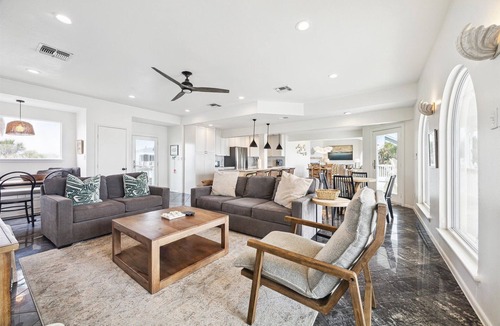 Indian Beach House | 125ft of Beachfront, Private Walkover and Lawn, Front Row Views, Sleeps 14