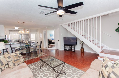 West Panama City Beach House | 2024 Remodel! One Minute Walk from the Beach and pool! Front Door Parking!