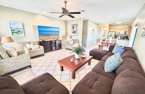Thomas Drive House | 4 BR 3 BA Beach House Sleeps 10 w/HEATED POOL, Steps to Beach!