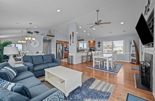 Nags Head House | 5515-Crystal Gable - Oceanfront Nags Head | Private Pool & Hot Tub