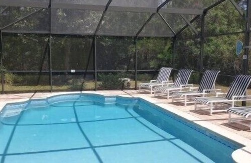 Orange Tree Villa | 6 bed near Disney, with conservation views and sun all day on extended deck