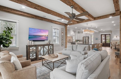 Holiday Isle House | 6BR Lakefront Beach Home with Private Pool + Bunk Suites | Living the Dream