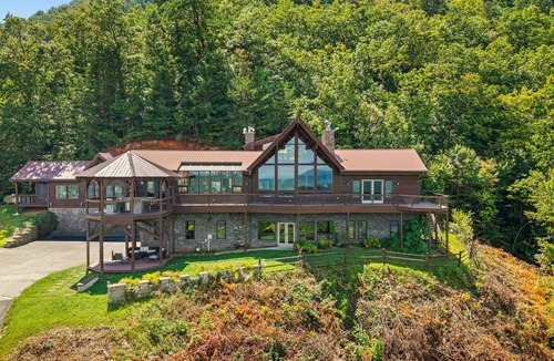 Wears Valley Cabin | 7,000 SqFt Lodge | Indoor Pool, Home Theater, Pub + Mountain Views