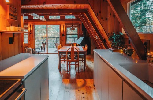 Jay Cabin | A-frame w/sauna near Whiteface & Lake Placid, NY