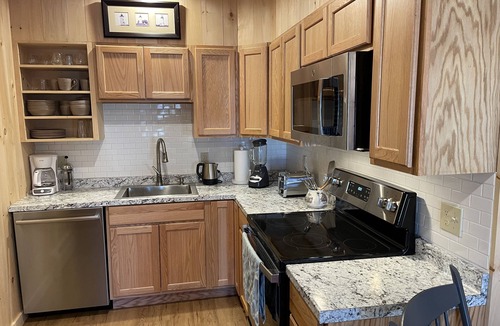 Stonington Apartment | Apartment 3 in Merchants Row Building in downtown Stonington.