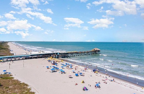Avon By The Sea Apartment | Beachfront with heated pool, 60 seconds to beach