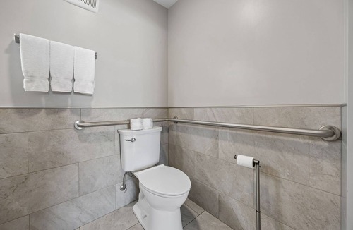 Fernandina Beach Hotel | Beachside Motel Classic ADA Roll In Shower